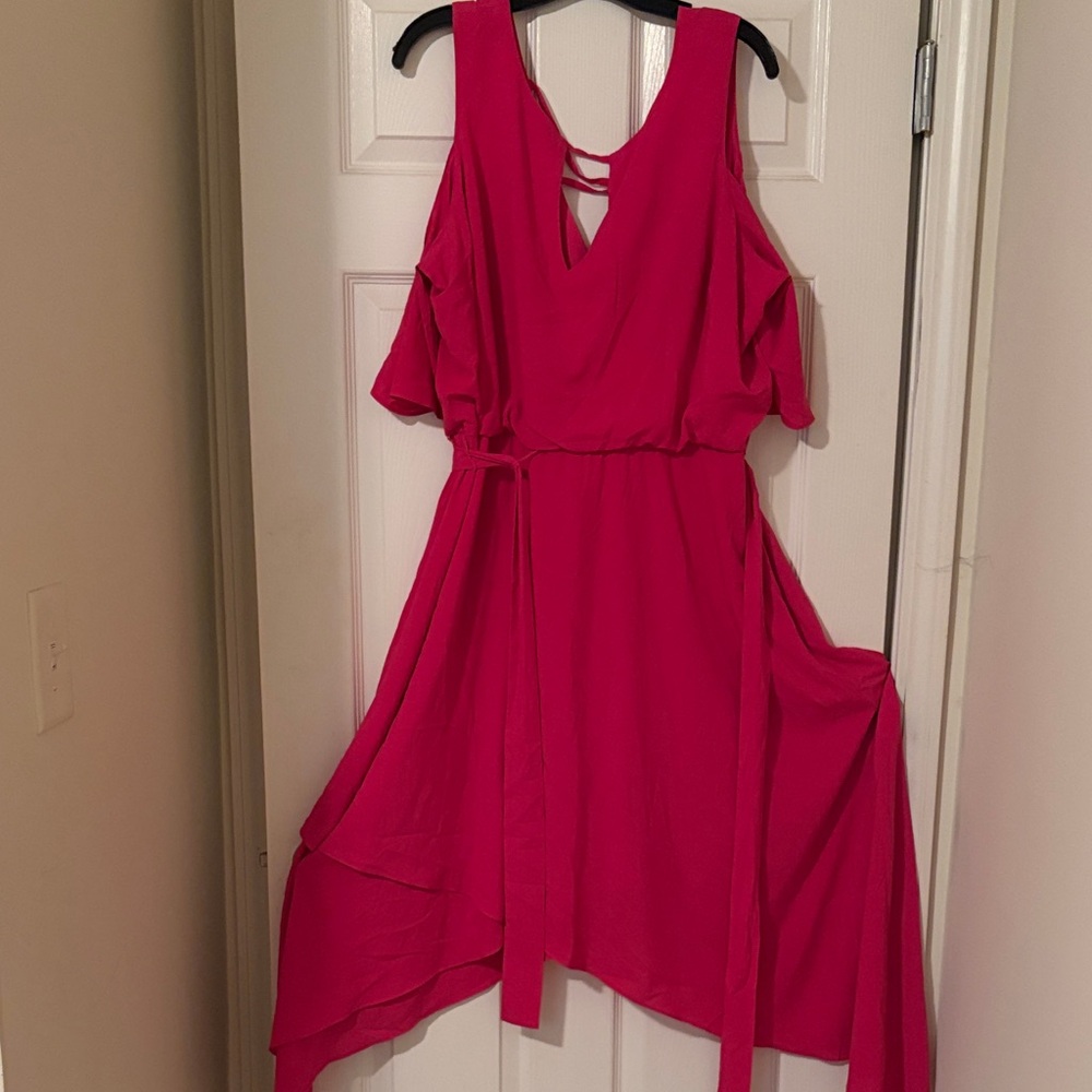 Lane Bryant Hot Pink Dress